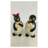 50s Millie & Willie penguin salt & pepper shakers