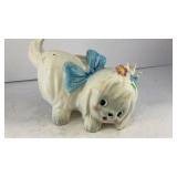 6' ceramic Maltese puppy vessel (Lefton)