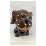 5.5' puppy dog ceramic bank