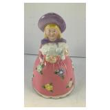 6' tall girl with lamb (Bo Peep) ceramic coin bank
