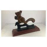 Vintage metal squirrel nut cracker 7.5' x 6' x 2'