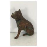 Cast iron dog figure 4.5' x 4.25' x 1'
