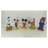 Disney Belle, Mickey, Bambi, Simon