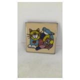 Earthtones Friends 4' x 4' clay tile coster