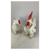 Rooster & Hen Salt & pepper shaker 6'x7'&5.5x5.5