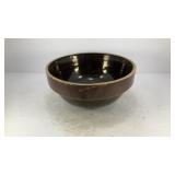 Red Wing brown stoneware bowl 7' x 3.5'