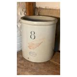 8 gallon Red Wing stoneware crock, no cracks