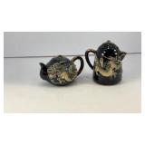 Asian tea set salt & pepper shakers