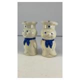 Pillsbury doughboy salt and pepper shakers