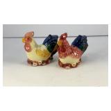 Roosters salt & pepper shakers