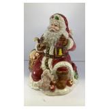 10' ceramic Santa cookie jar