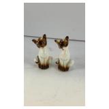 Tiny Siamese cats ceramic salt & pepper shakers