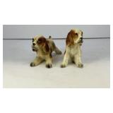 Cocker Spaniels ceramic salt and pepper shakers