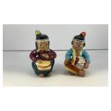Native American couple salt & pepper shakers