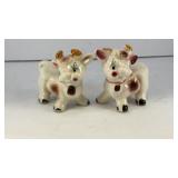 Cute little cows ceramic salt & pepper shakers