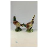 Pheasants ceramic salt and pepper shakers