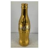 Vintage gold-plated Coca Cola 6.5oz glass bottle