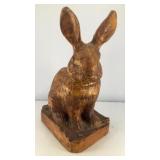Wooden sitting rabbit 9' x 5.5' x 4'