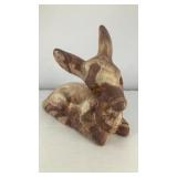 Ceramic bedded down deer 6' x 5.5' x 3'