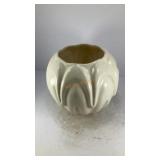 Red wing scalloped planter 6'T x 6.5' W