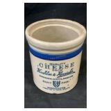 Quality cheese stoneware crock 6' x 5'