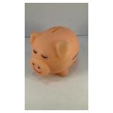 5' long plastic pig piggy bank (missing cap)