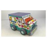 5.5' wood ice cream truck coin bank