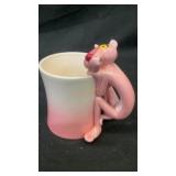 Pink Panther ceramic coffee mug