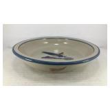 8' Red Wing stoneware Harley Davidson plate