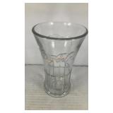 Coca Cola glass flare tumbler 6.25' tall