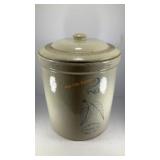 2 gal Red Wing stoneware crock with lid