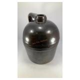 Red Wing stoneware dark brown bird mark jug