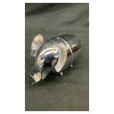 Metal elephant coin bank 5' x 3.5' x 3.5'