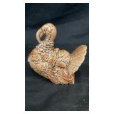 Ceramic Thanksgiving turkey coin bank 5' x 3' x 3'