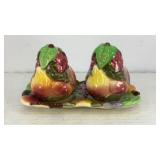 Tutti Frutti porcelain salt & pepper shakers