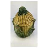 7' ceramic sweet corn tea jar