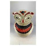 10' Antique owl ceramic cookie jar