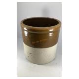 1 gallon two-tone stoneware crock 8' x 8'