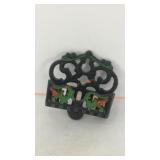 Cast iron match stick holder 3' x 3' x 1'