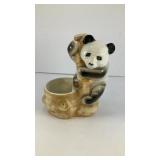 5' Panda bear in tree ceramic vessel