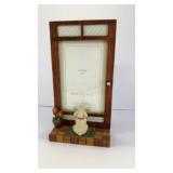 9' x 6' x 4' dog at door picture frame