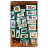 (52) die-cast miniature pencil sharpeners (in box)