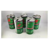 Lot of vintage 7Up soda pop cans w/ each state