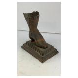 5' cast iron Victorian boot