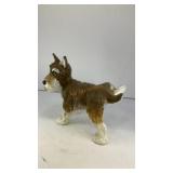 7' x 6' cast iron Terrier dog w/ leg up
