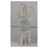 6' acrylic angel playing harp light-up figure