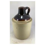 1/2 gallon two-tone stoneware jug (no markings)