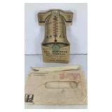 Bell-Northern Oil Co. advert w/ thermometer