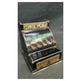 Novelty tin coin cash register 5' x 5' x 4.5'