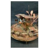 Coal mine train copper music box 10' x 5'